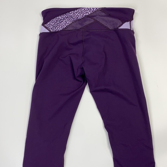 Lululemon Wunder Under Pant III Leggings Purple Mosaic Luon - Picture 4 of 9